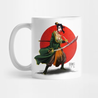 Samurai geisha Mug